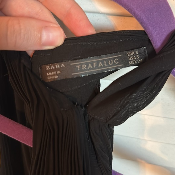 Zara twist front plissé halter tank top trafaluc - Picture 4 of 7